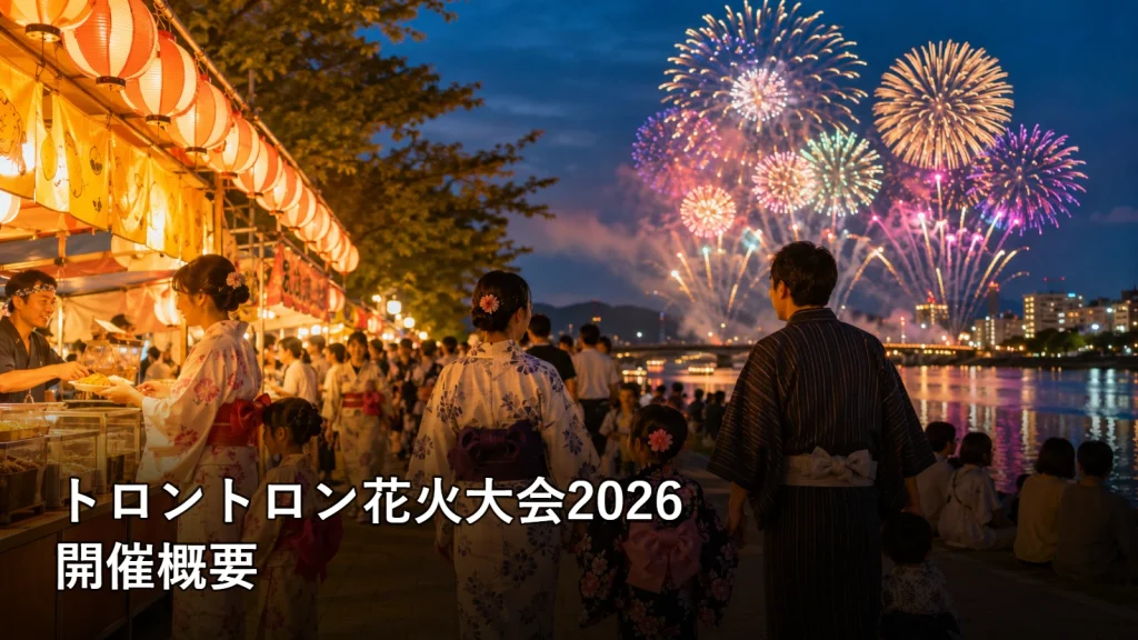 トロントロン花火大会2026の開催概要を紹介する画像