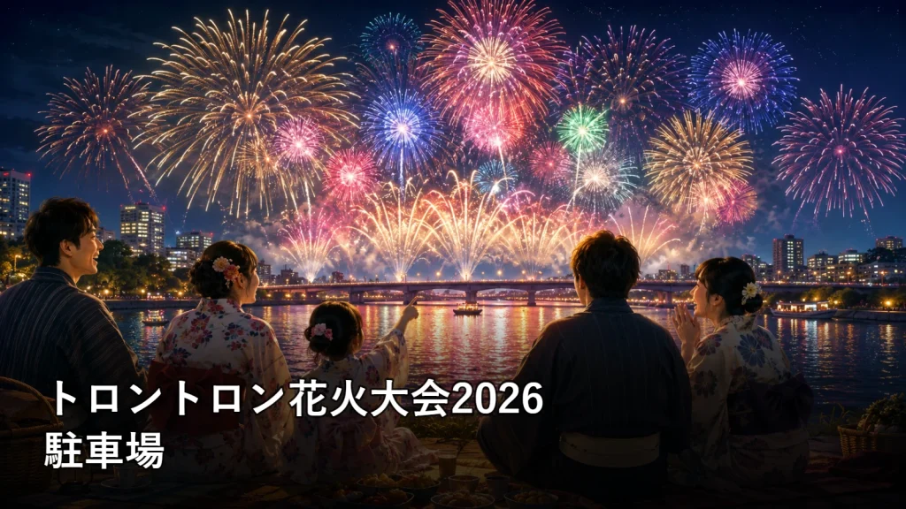 トロントロン花火大会2026の駐車場を紹介する画像