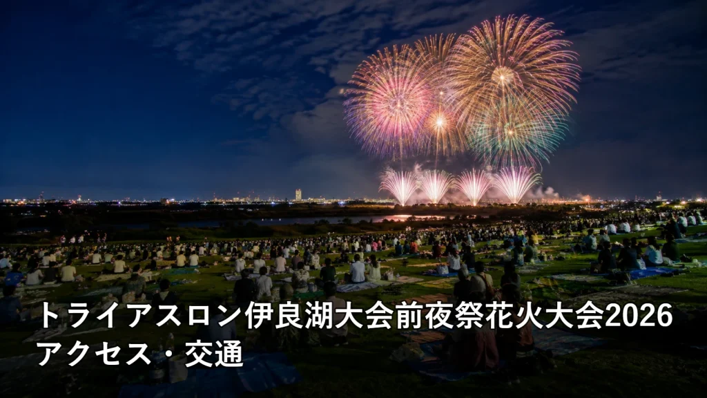 トライアスロン伊良湖大会前夜祭花火大会2026のアクセス・交通を紹介する画像