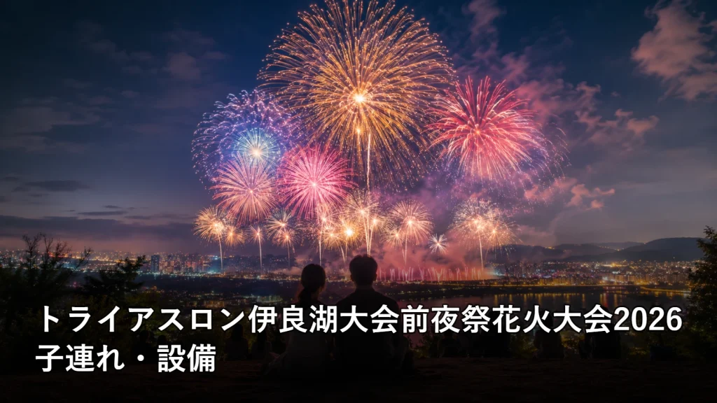 トライアスロン伊良湖大会前夜祭花火大会2026の子連れ・設備を紹介する画像