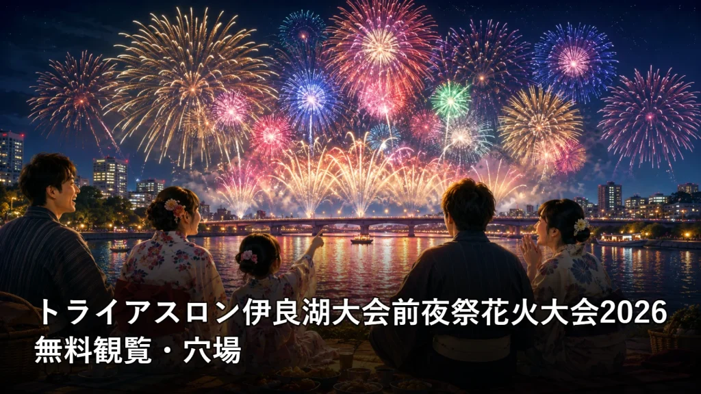 トライアスロン伊良湖大会前夜祭花火大会2026の無料観覧・穴場を紹介する画像