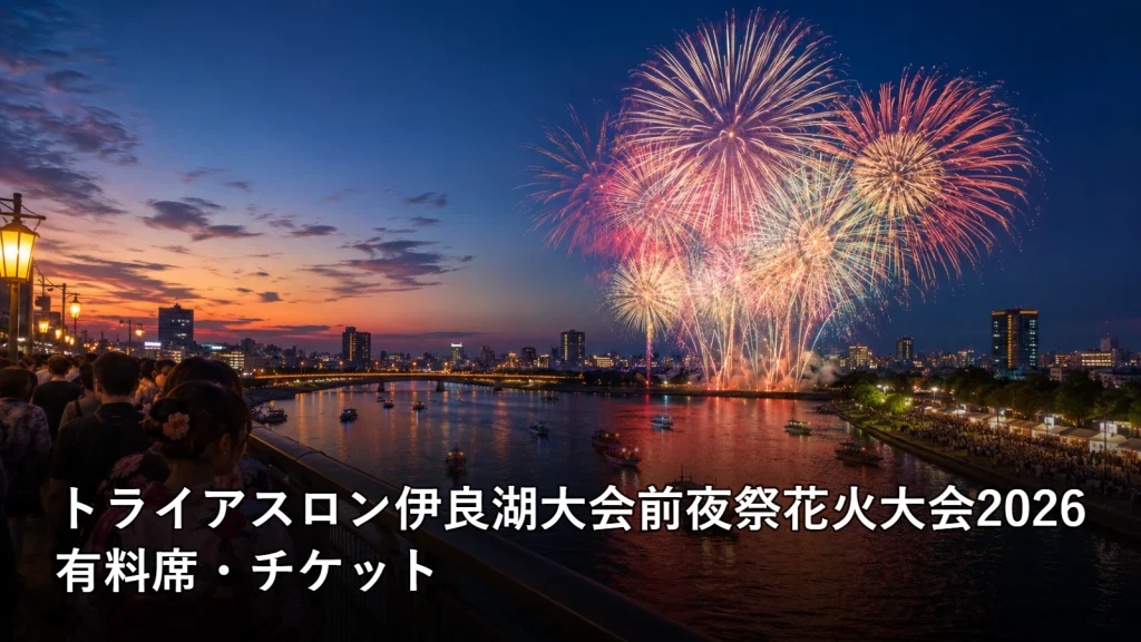 トライアスロン伊良湖大会前夜祭花火大会2026の有料席・チケットを紹介する画像