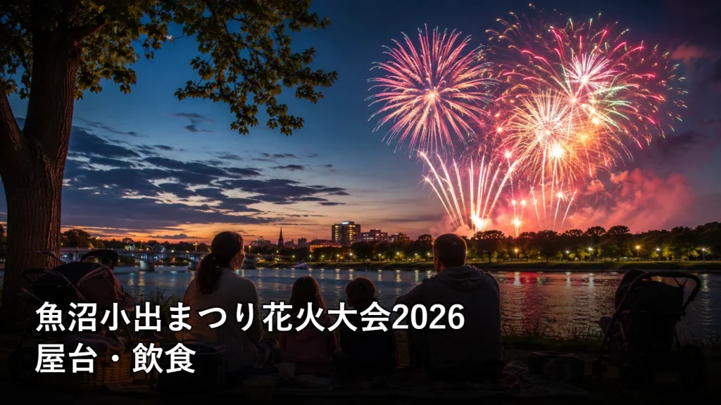 魚沼小出まつり花火大会2026の屋台・飲食を紹介する画像