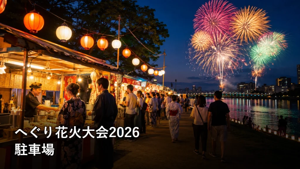 へぐり花火大会2026の駐車場を紹介する画像