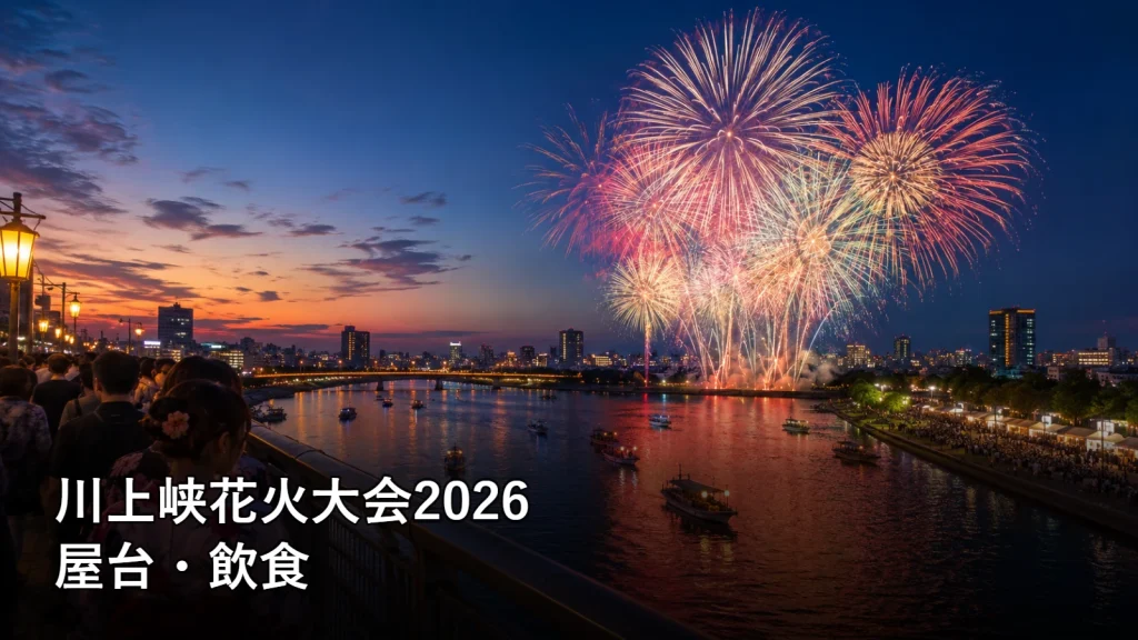 川上峡花火大会2026の屋台・飲食を紹介する画像
