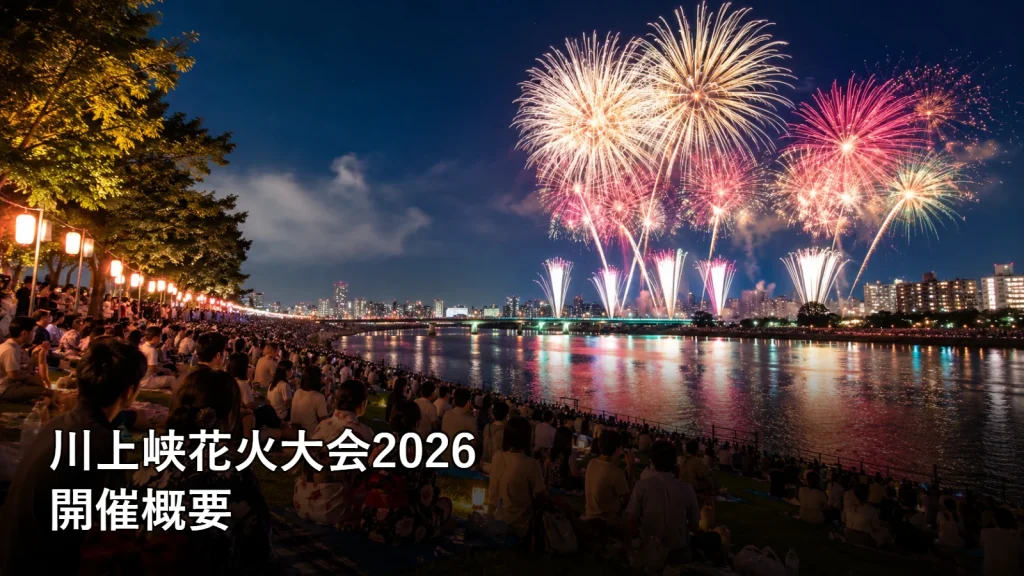 川上峡花火大会2026の開催概要を紹介する画像