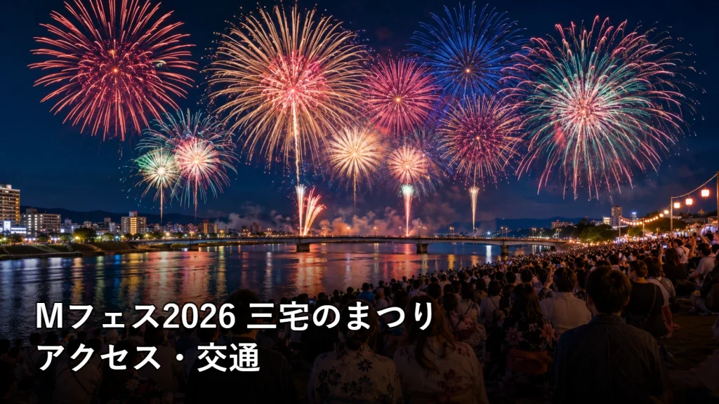 Mフェス2026 三宅のまつりのアクセス・交通を紹介する画像