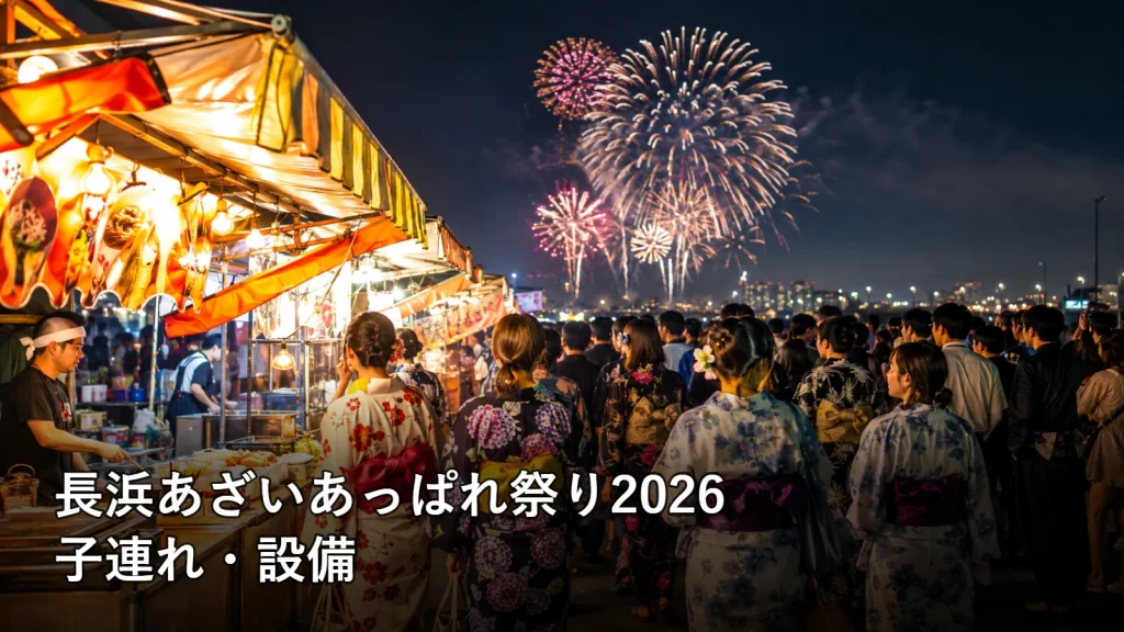 長浜あざいあっぱれ祭り2026の子連れ・設備を紹介する画像