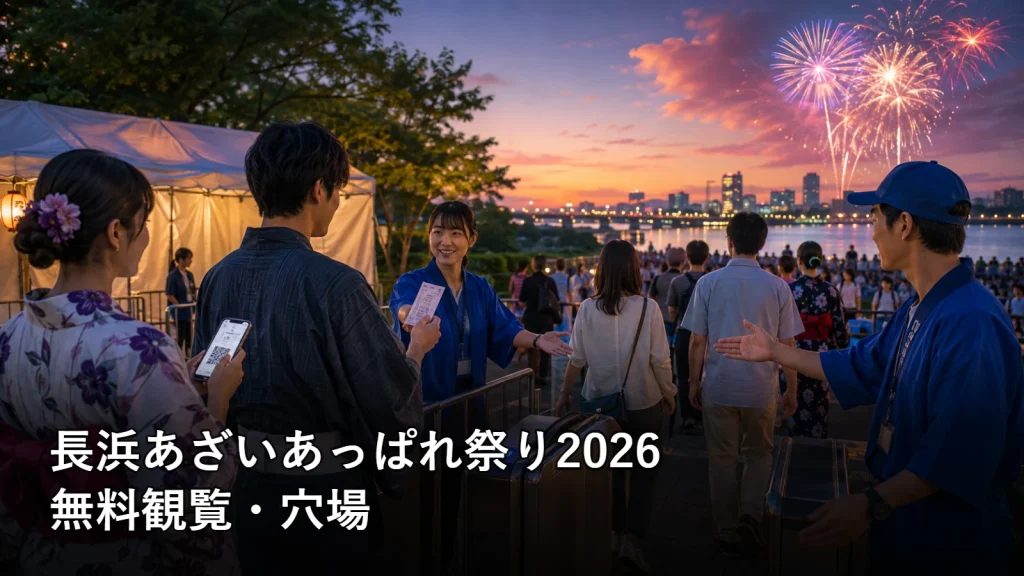 長浜あざいあっぱれ祭り2026の無料観覧・穴場を紹介する画像
