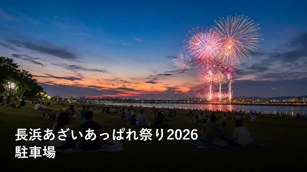 長浜あざいあっぱれ祭り2026の駐車場を紹介する画像
