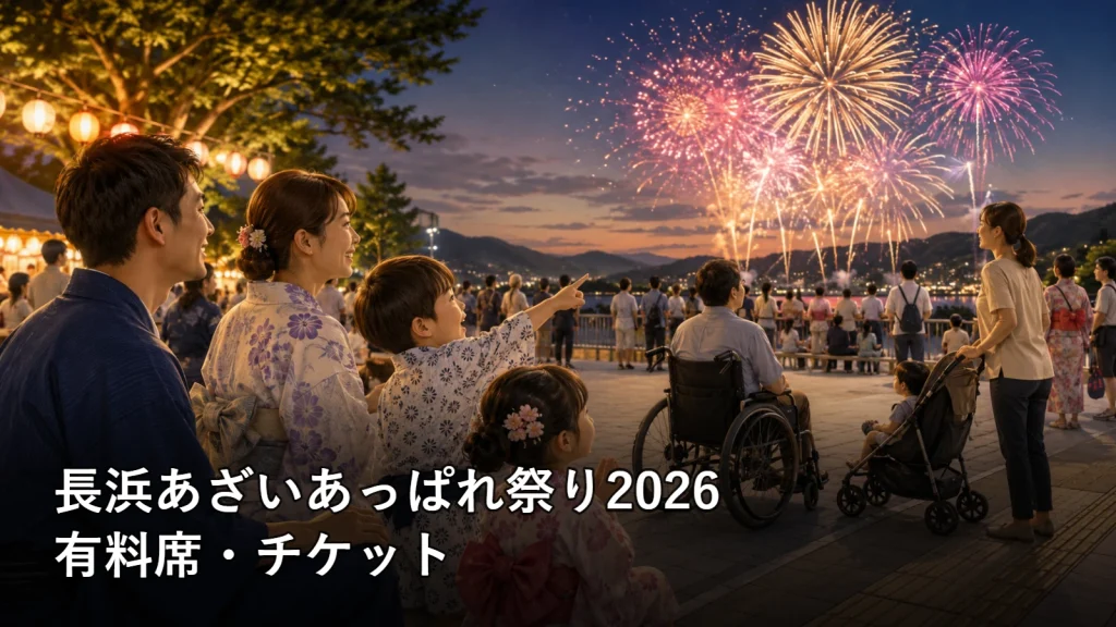 長浜あざいあっぱれ祭り2026の有料席・チケットを紹介する画像