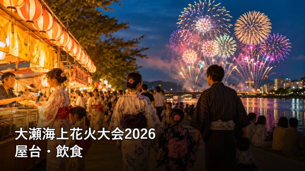 大瀬海上花火大会2026の屋台・飲食を紹介する画像