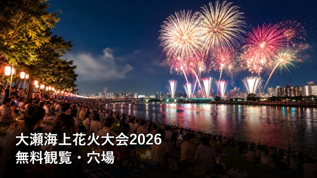 大瀬海上花火大会2026の無料観覧・穴場を紹介する画像