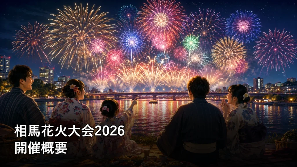 相馬花火大会2026の開催概要を紹介する画像