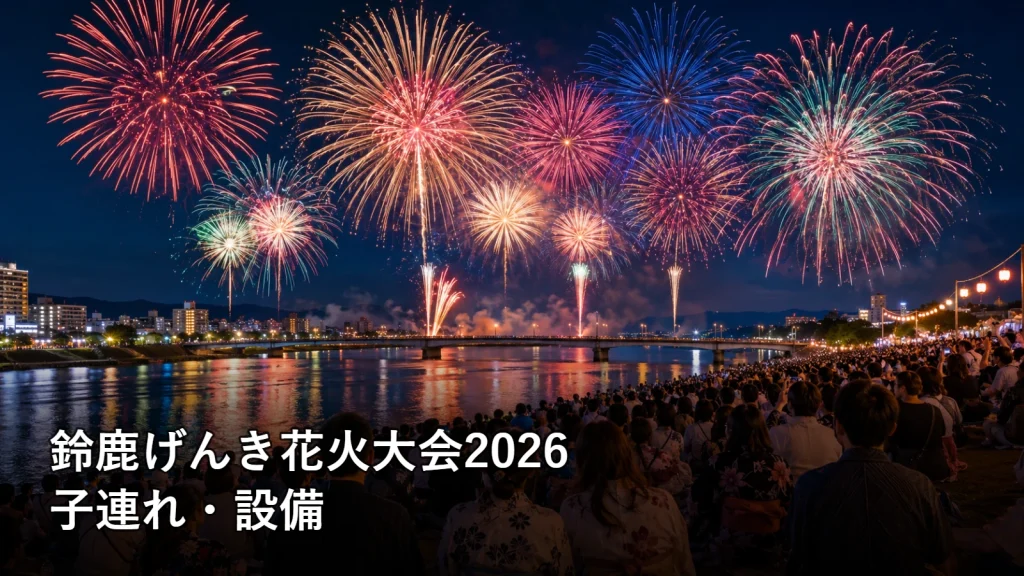 鈴鹿げんき花火大会2026の子連れ・設備を紹介する画像