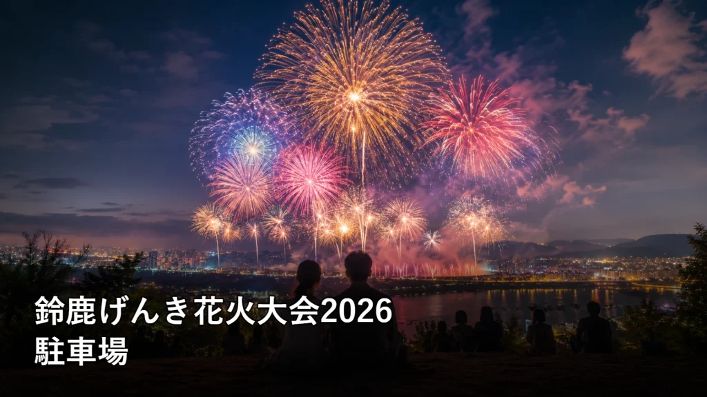 鈴鹿げんき花火大会2026の駐車場を紹介する画像