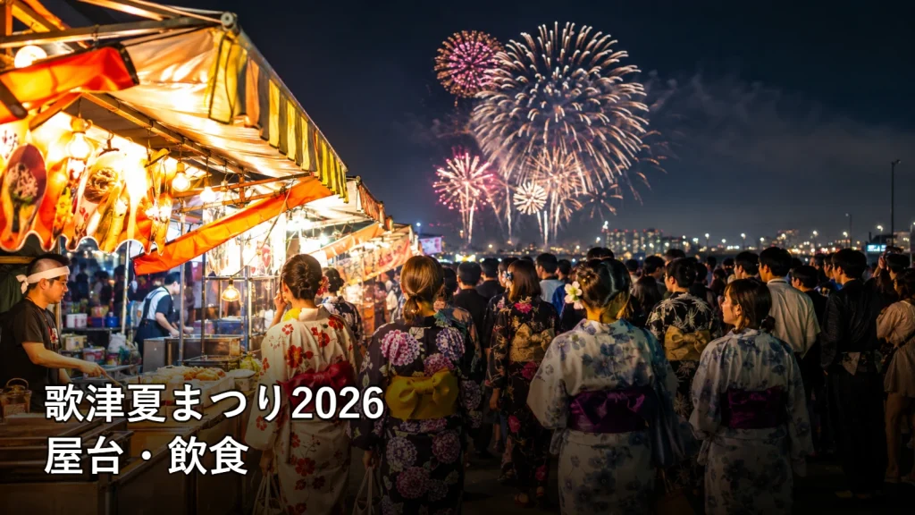 歌津夏まつり2026の屋台・飲食を紹介する画像
