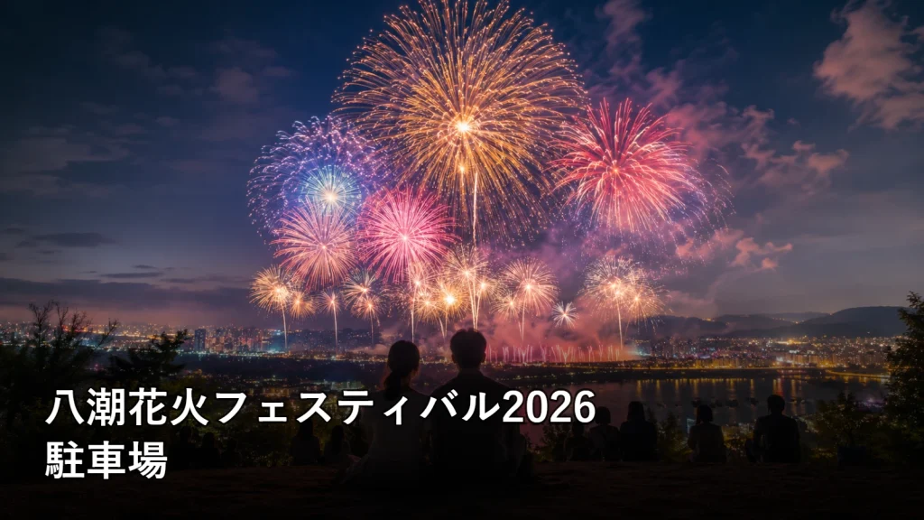 八潮花火フェスティバル2026の駐車場を紹介する画像